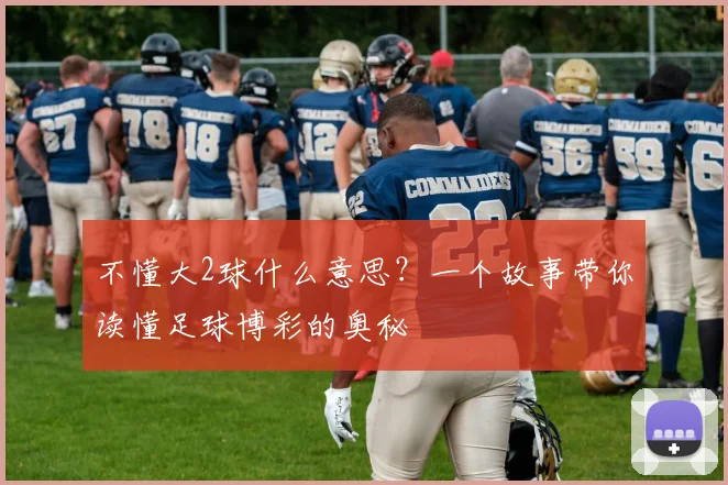 不懂大2球什么意思？一个故事带你读懂足球博彩的奥秘